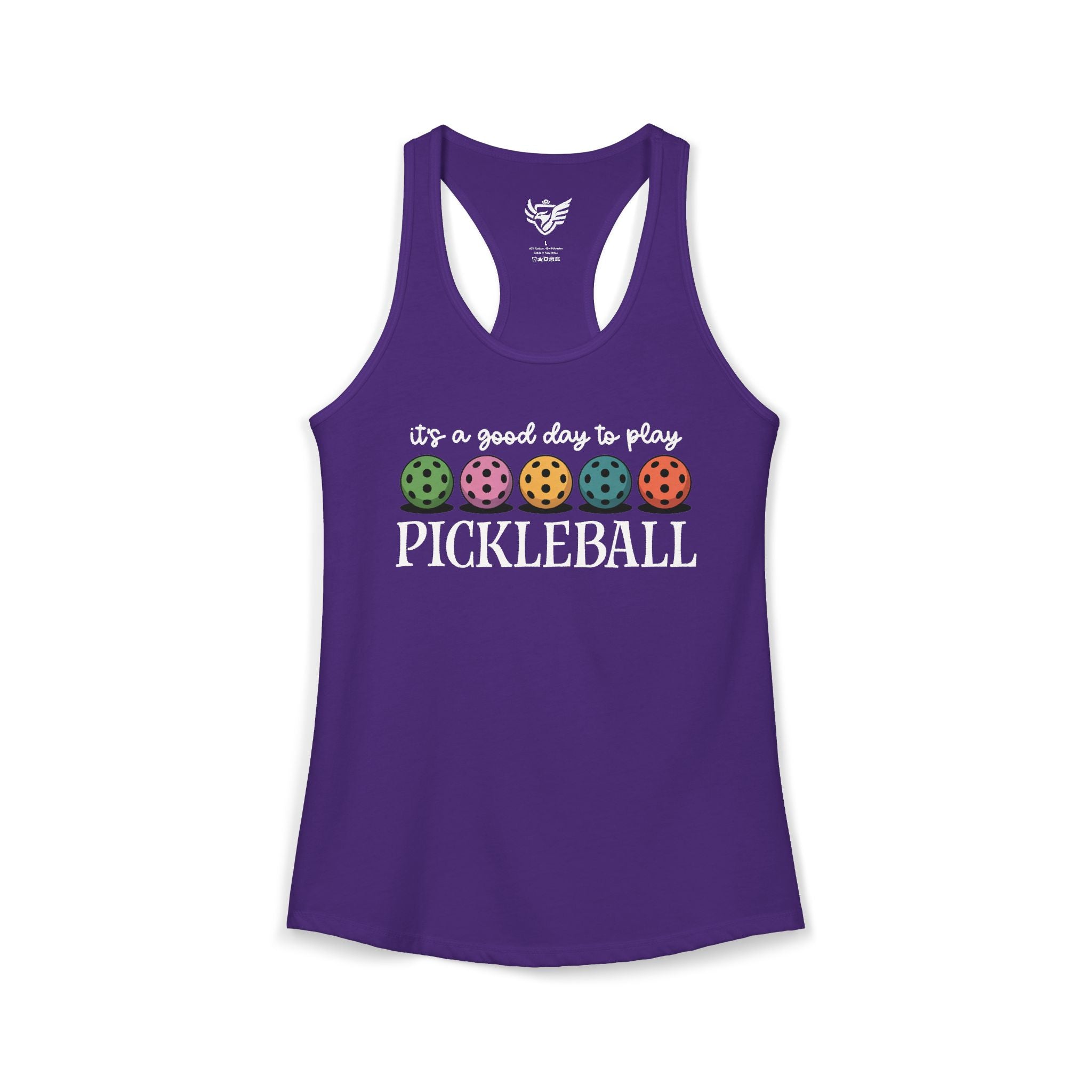 Good Day Pickleball Ideal Racerback Tank