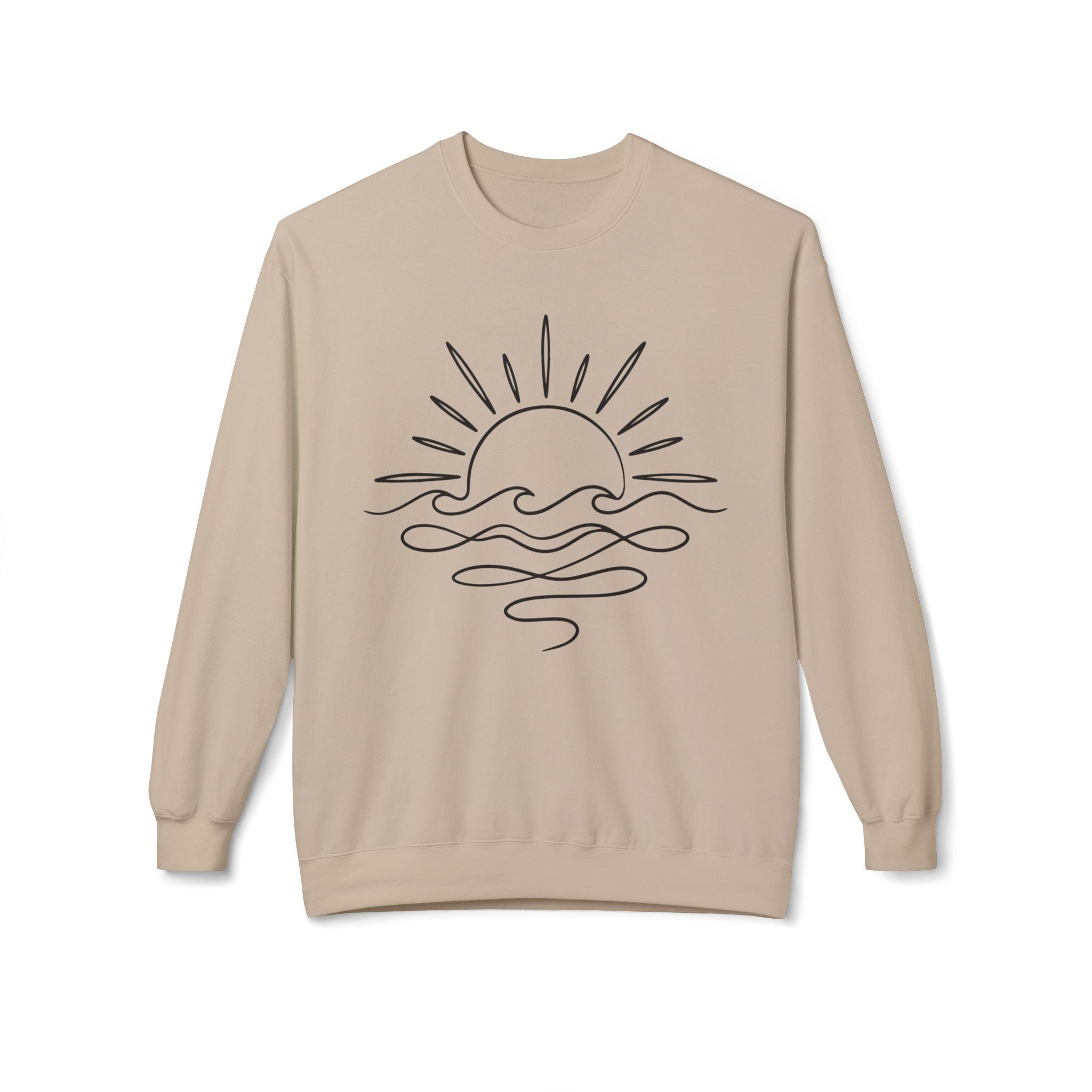Sunny Sea Midweight Softstyle Fleece Crewneck Sweatshirt
