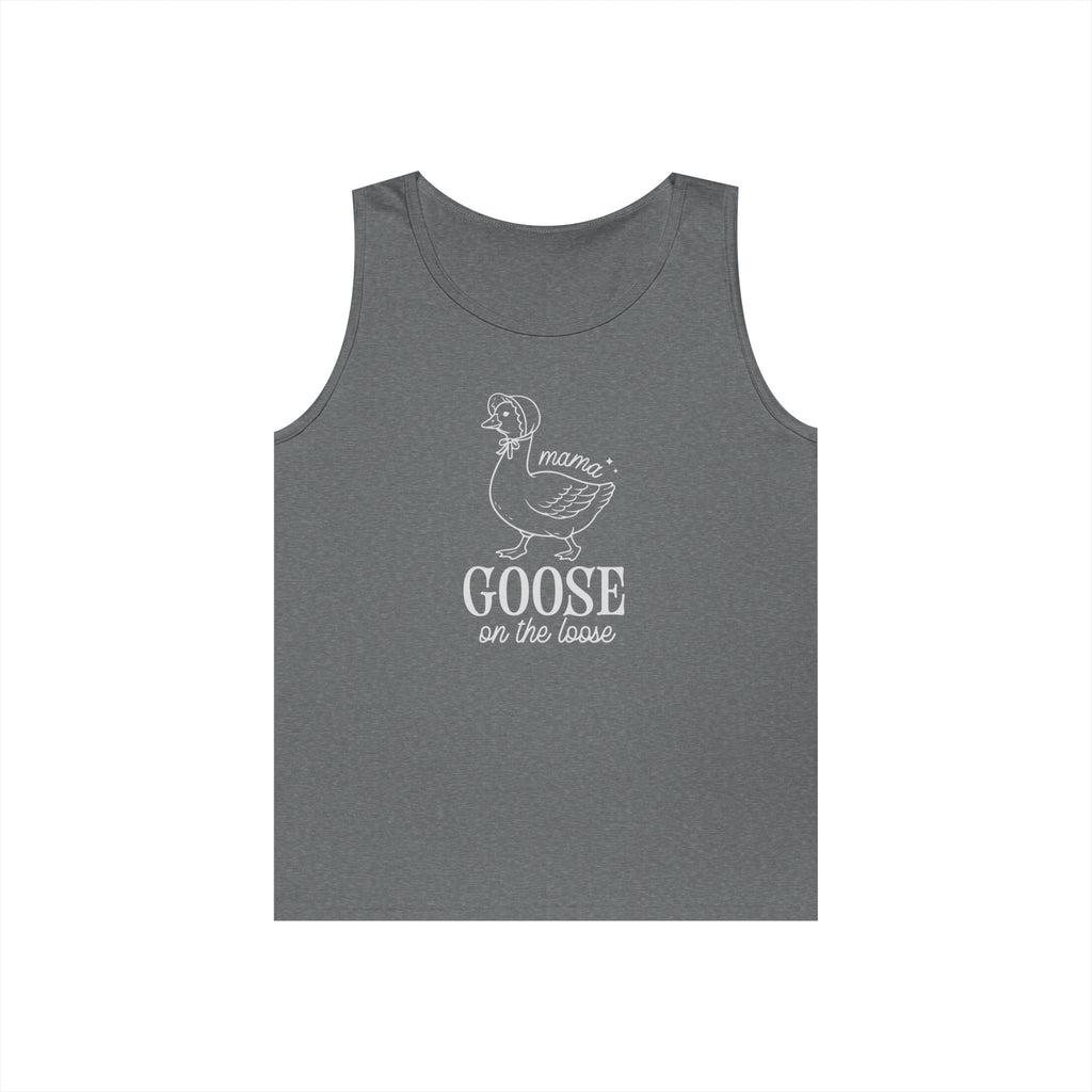 Mama Goose on the Loose Heavy Cotton Tank Top