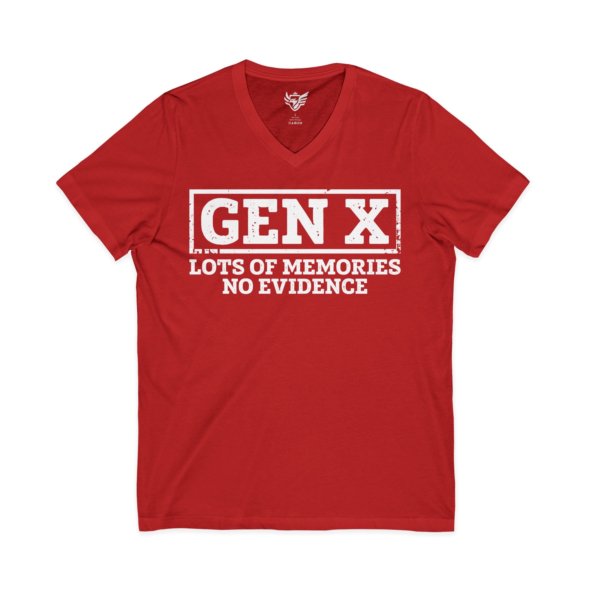 Gen X Jersey Short Sleeve V-Neck Tee
