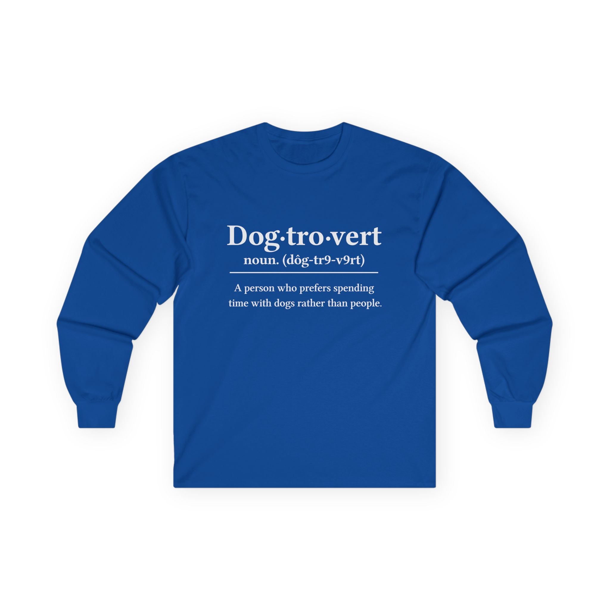 Dog-Tro-Vert Cotton Long Sleeve Tee