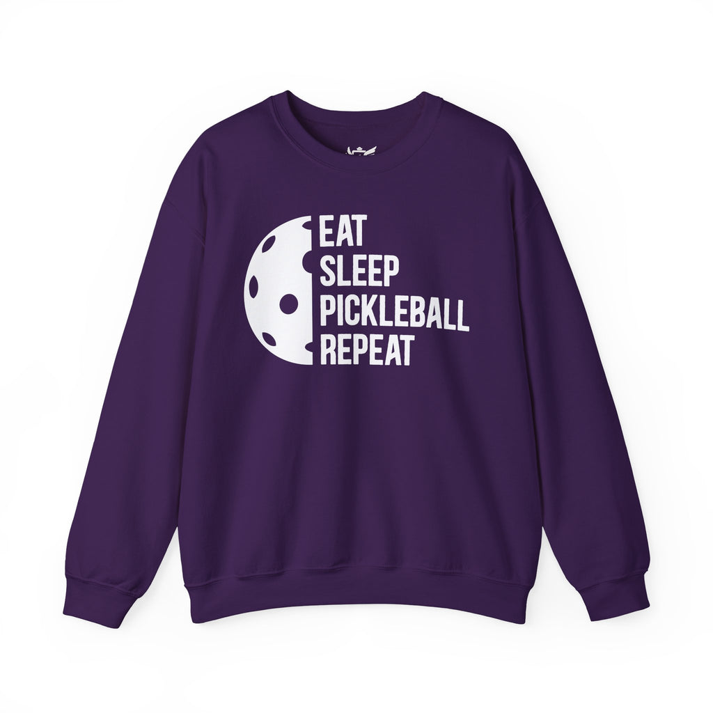 Eat Sleep Pickleball Repeat Heavy Blend™ Crewneck Sweatshirt