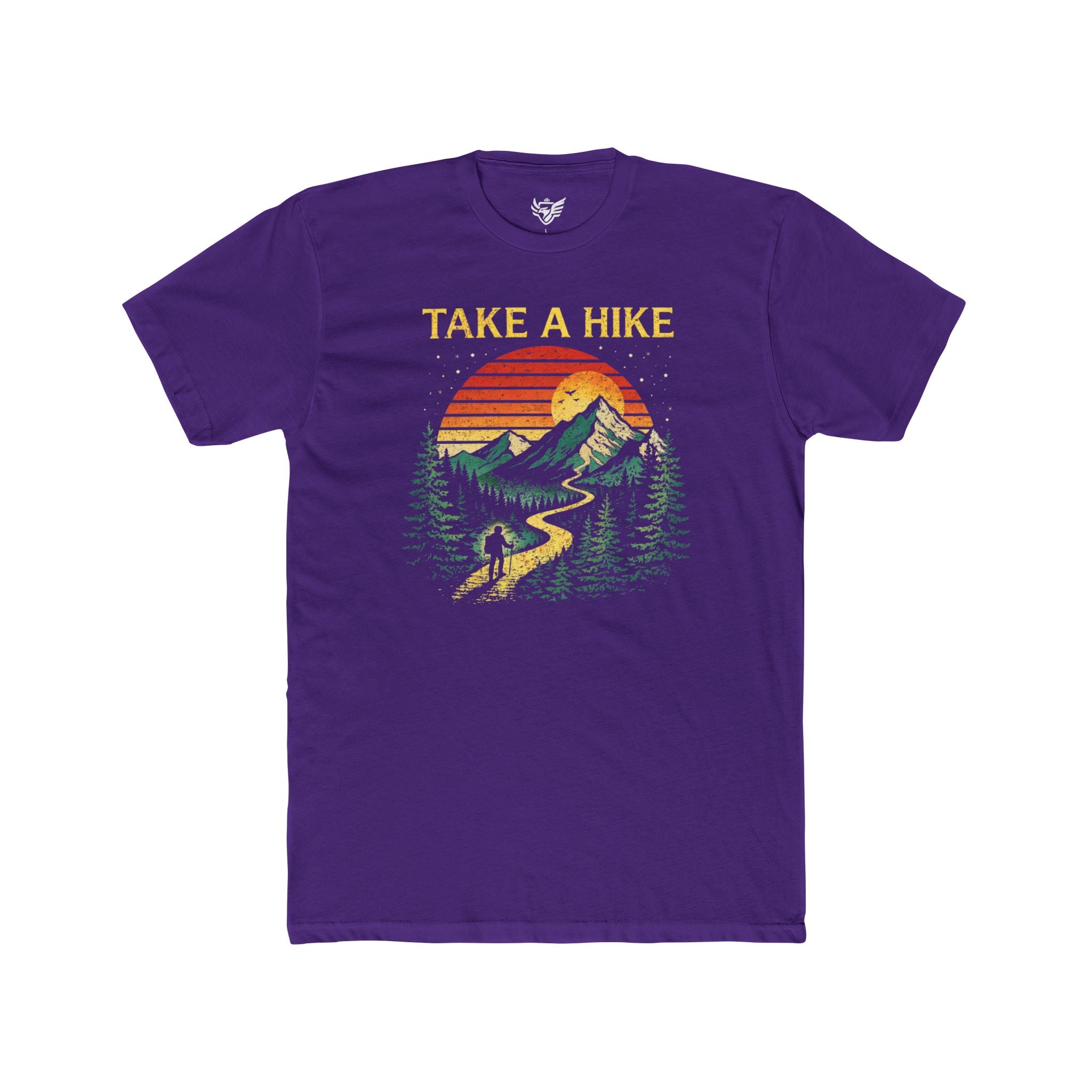 Take A Hike Cotton Crew Tee
