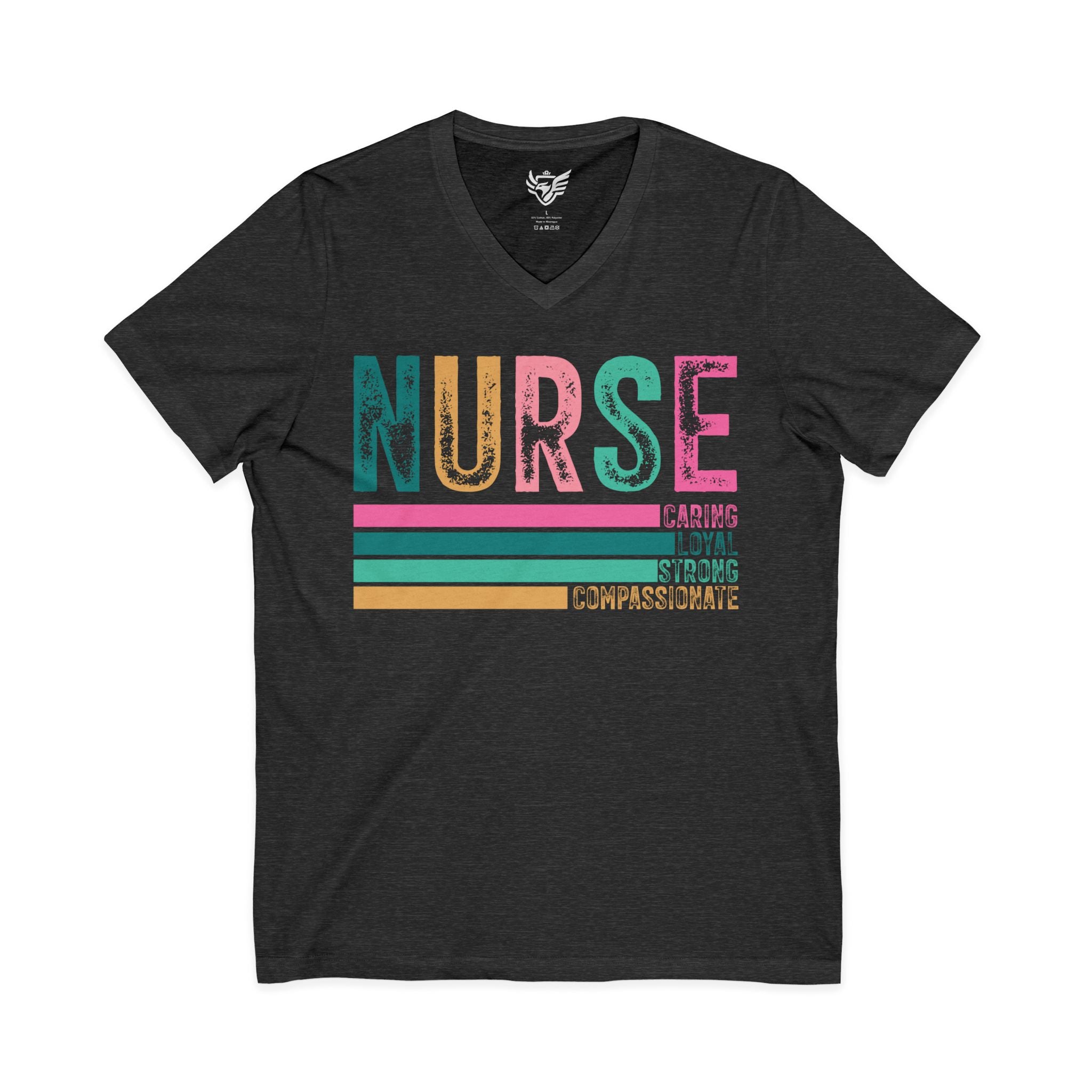 Nurse Jersey Short Sleeve V-Neck Tee