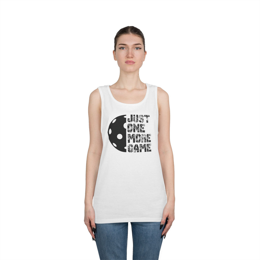 Just One More Game Heavy Cotton Tank Top