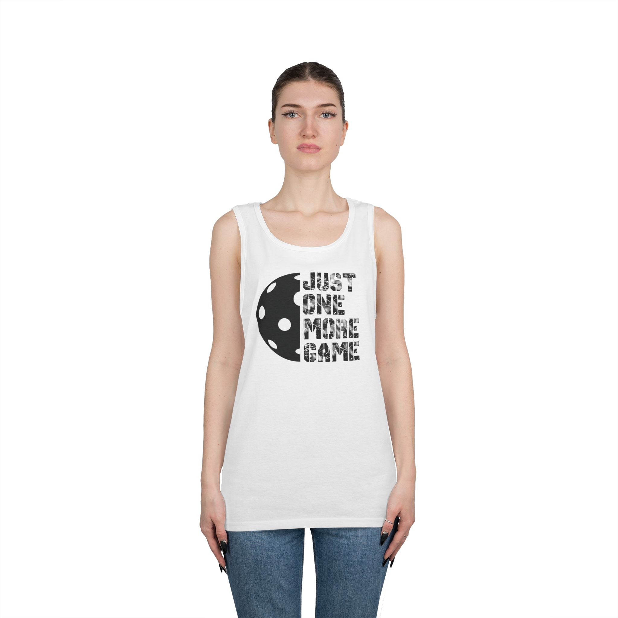 Just One More Game Heavy Cotton Tank Top