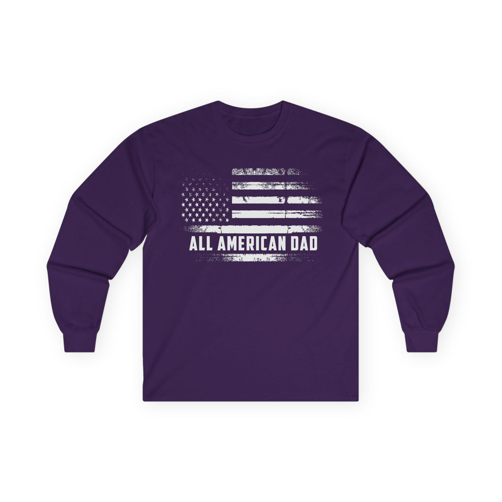 All American Dad Cotton Long Sleeve Tee