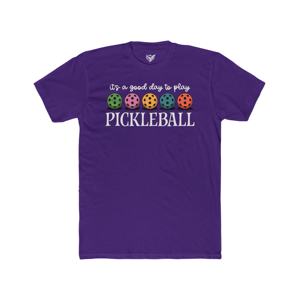 Good Day Pickleball Cotton Crew Tee