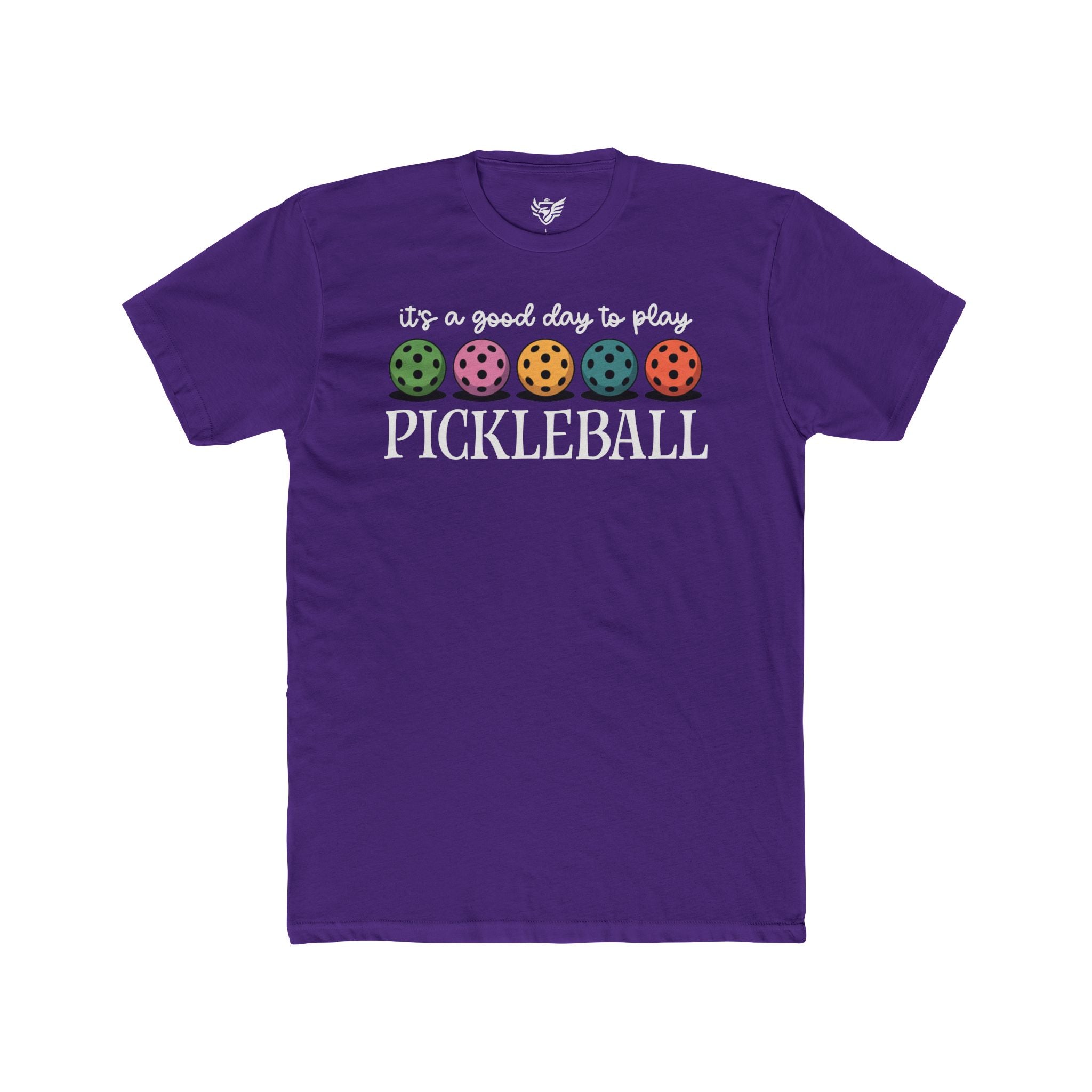 Good Day Pickleball Cotton Crew Tee