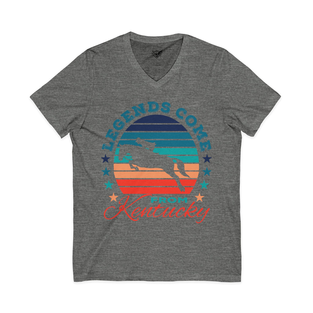 Unisex Legends 4 Star Jersey Short Sleeve V-Neck Tee