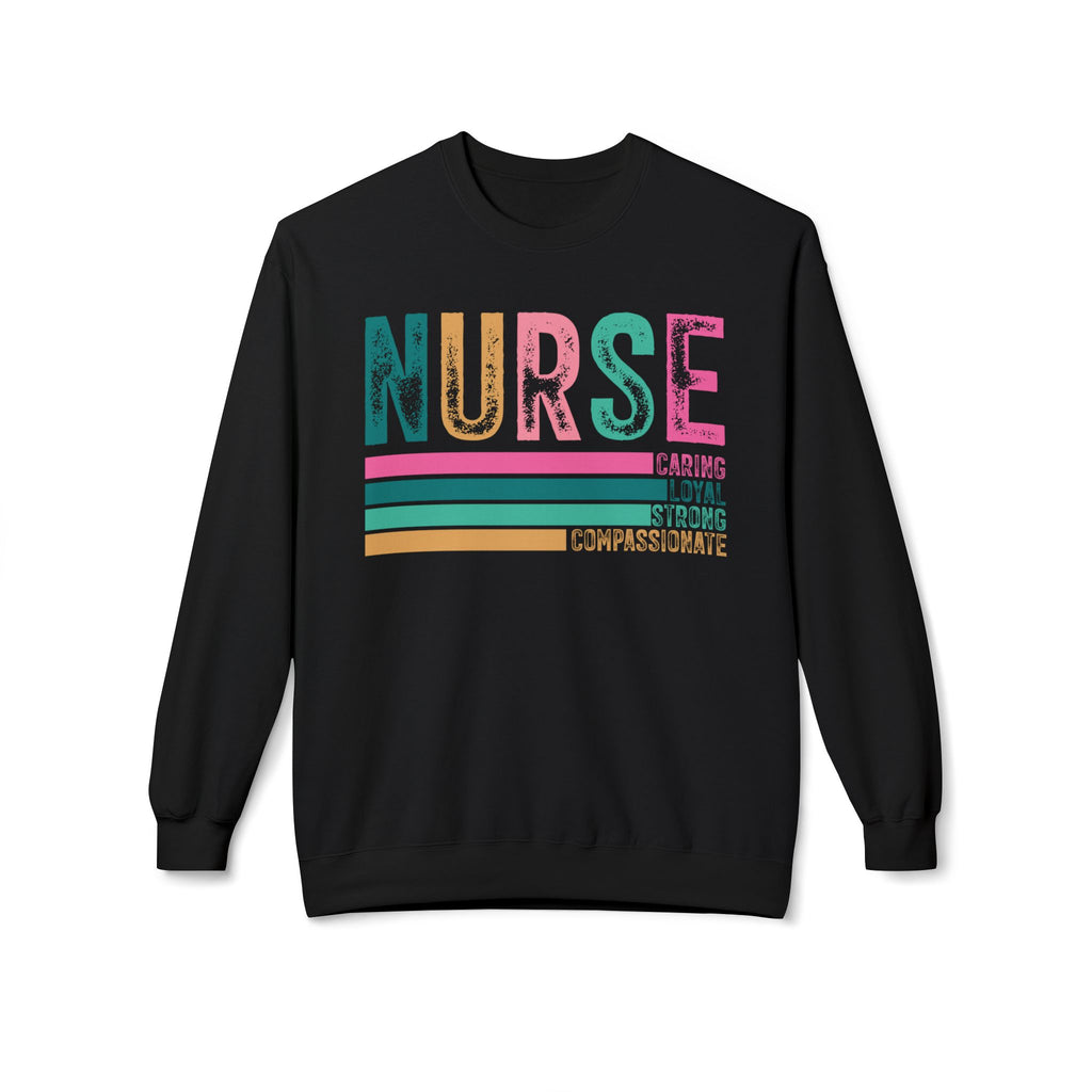 Nurse Midweight Softstyle Fleece Crewneck Sweatshirt
