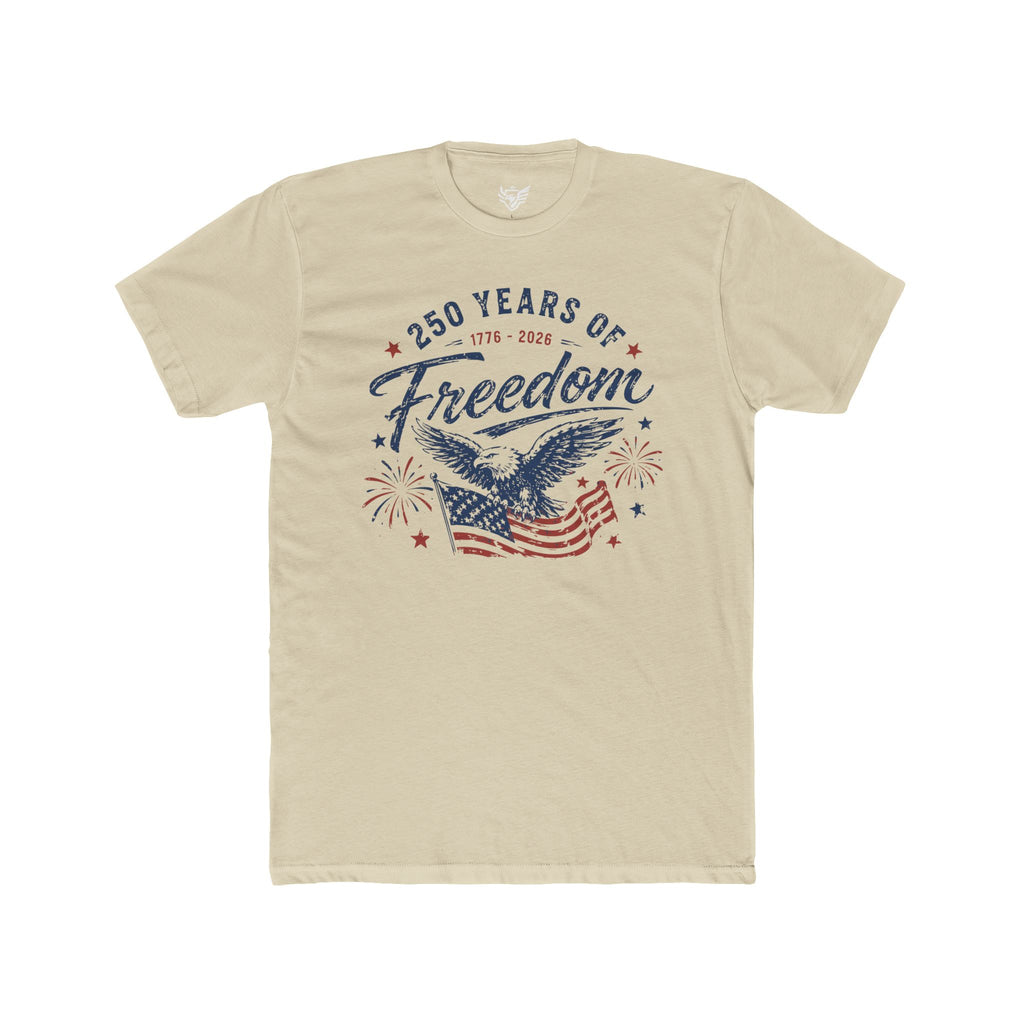 250 Years of Freedom Cotton Crew Tee