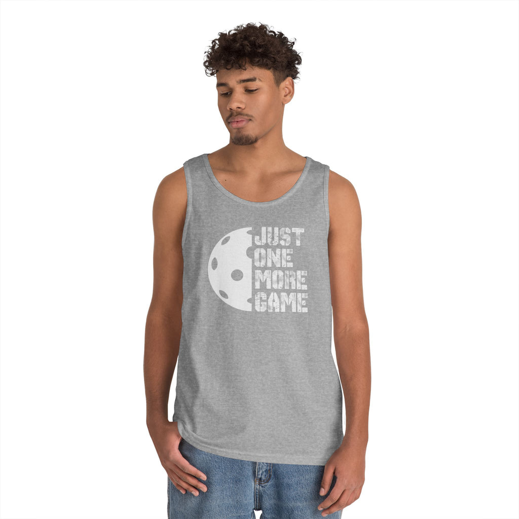 Just One More Game Heavy Cotton Tank Top