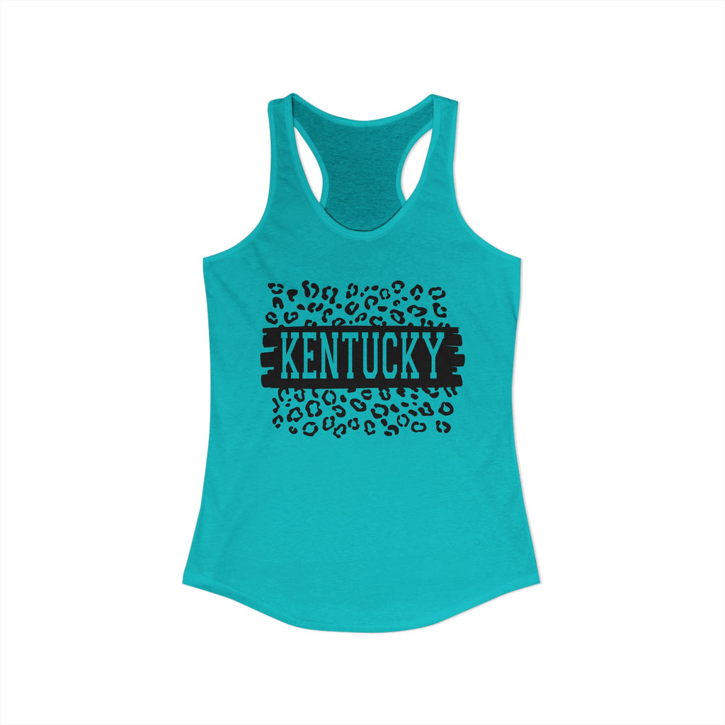 Women's KY Leopard Ideal Racerback Tank