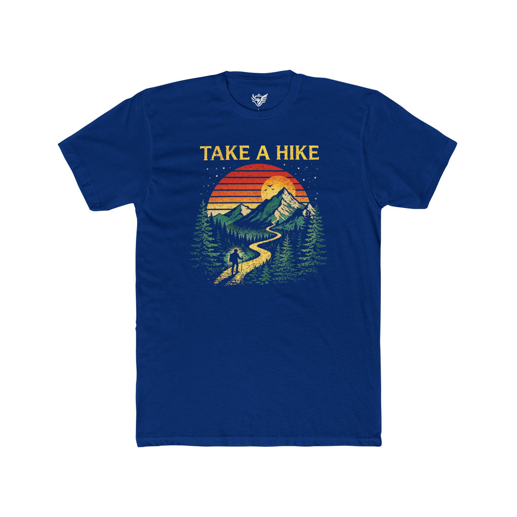 Take A Hike Cotton Crew Tee
