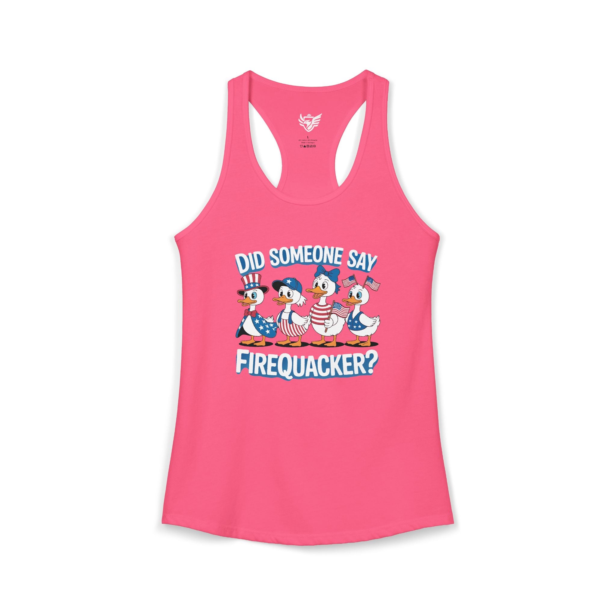 Firequackers Ideal Racerback Tank
