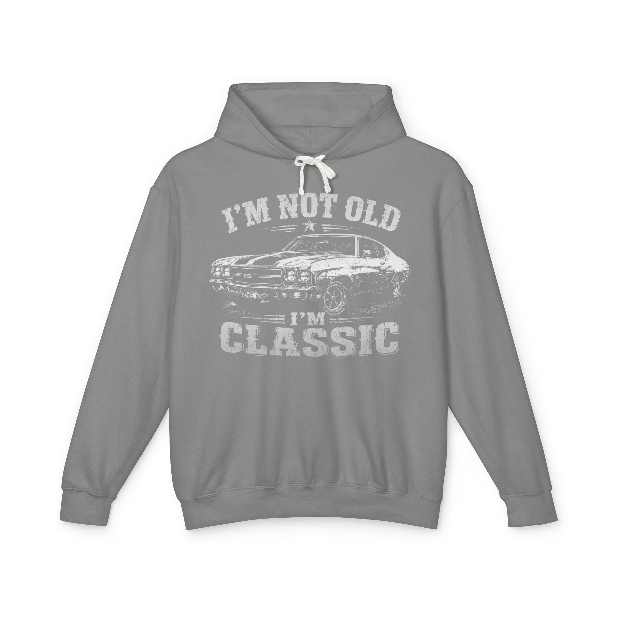 Not Old, Classic Lightweight Hooded Sweatshirt