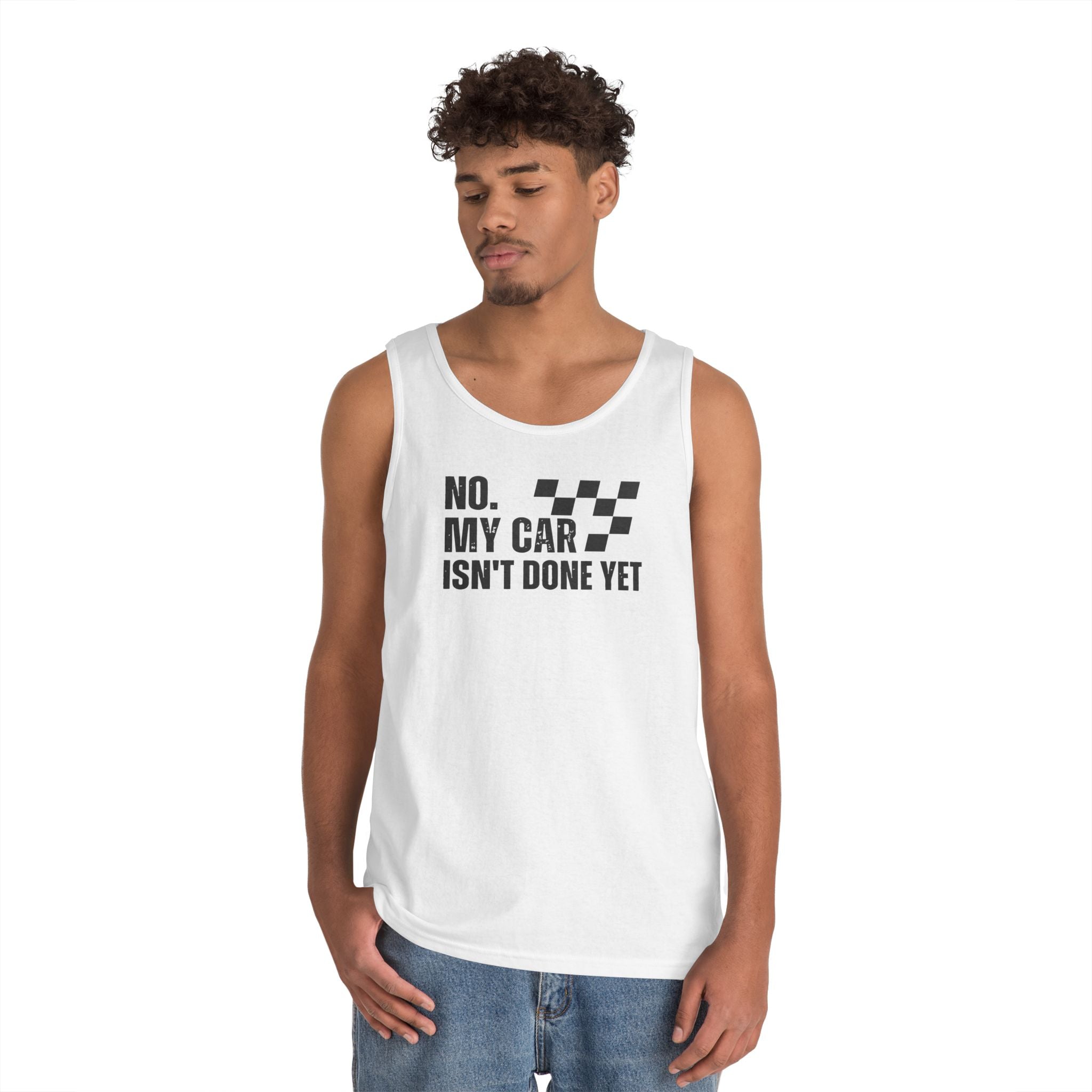 Unfinished Heavy Cotton Tank Top