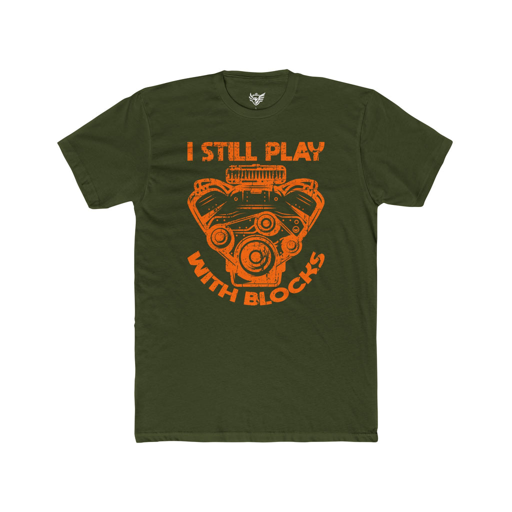 Engine Block Cotton Crew Tee