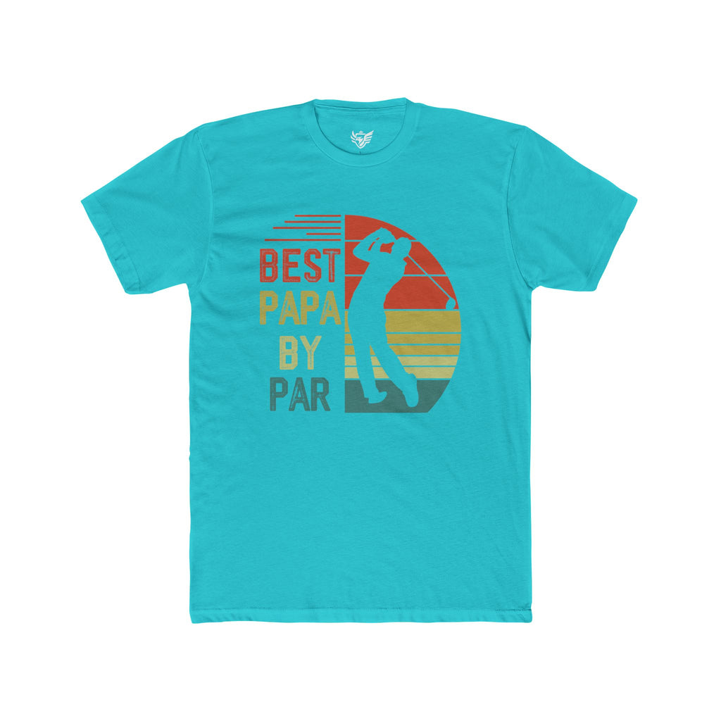 Best Papa By Par Cotton Crew Tee