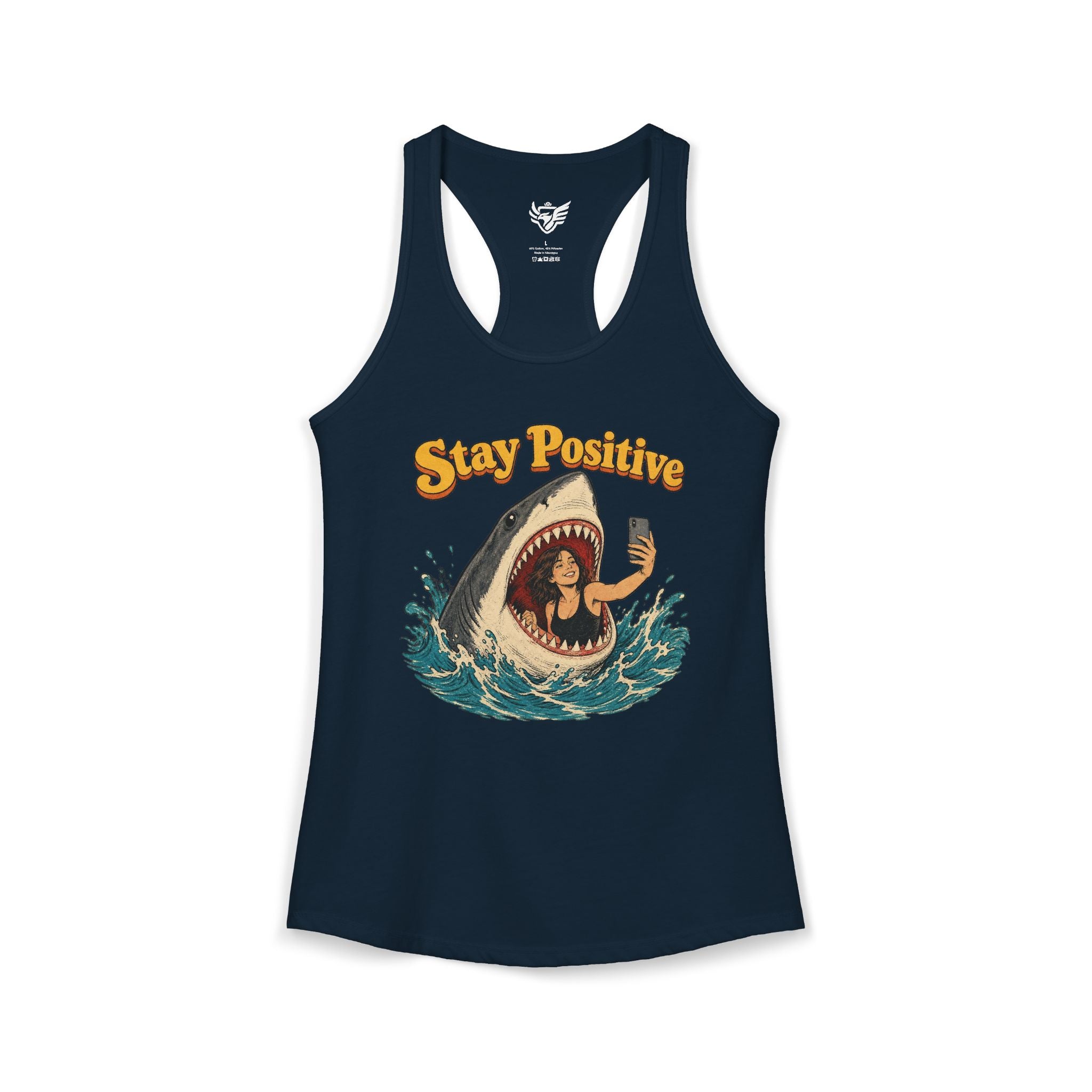 Stay Positive Ideal Racerback Tank