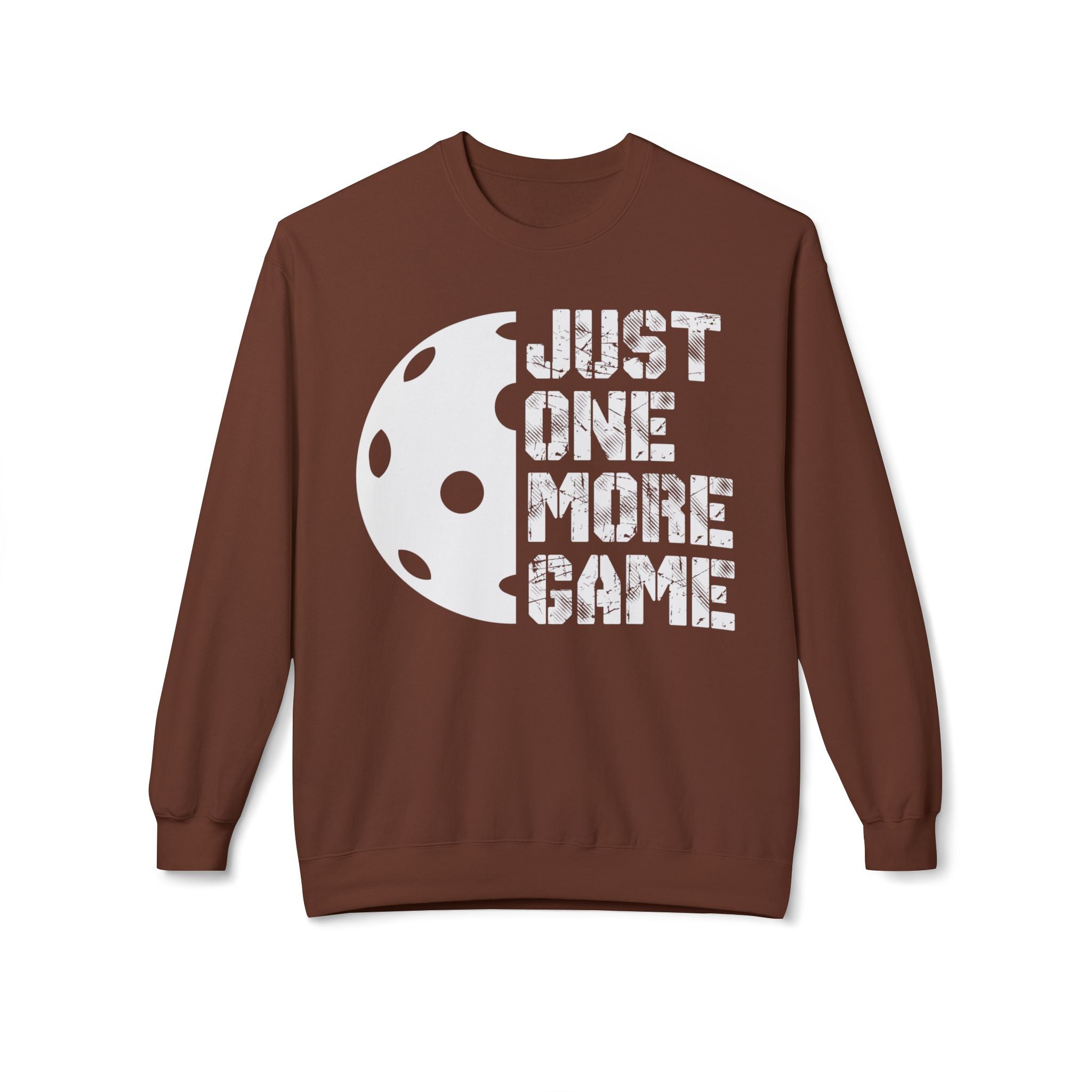 Just One More Game Midweight Softstyle Fleece Crewneck Sweatshirt