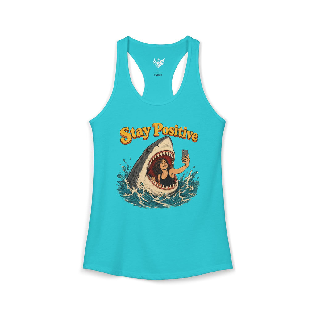 Stay Positive Ideal Racerback Tank