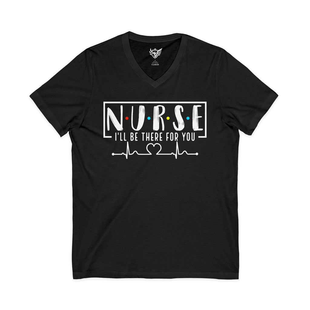 Friend's Theme Nurse Jersey Short Sleeve V-Neck Tee