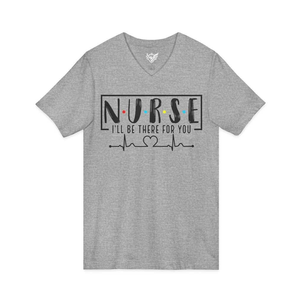 Friend's Theme Nurse Jersey Short Sleeve V-Neck Tee