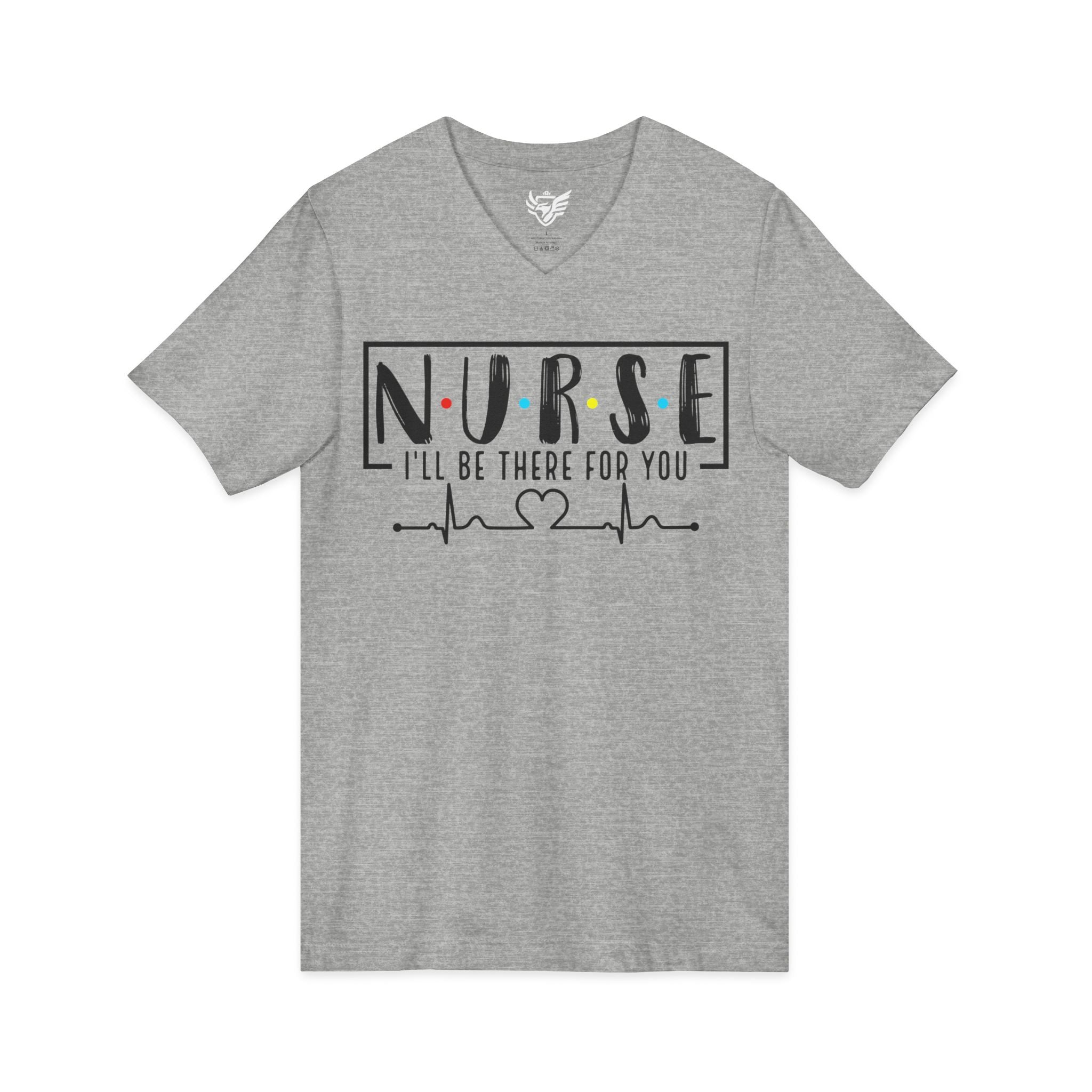 Friend's Theme Nurse Jersey Short Sleeve V-Neck Tee