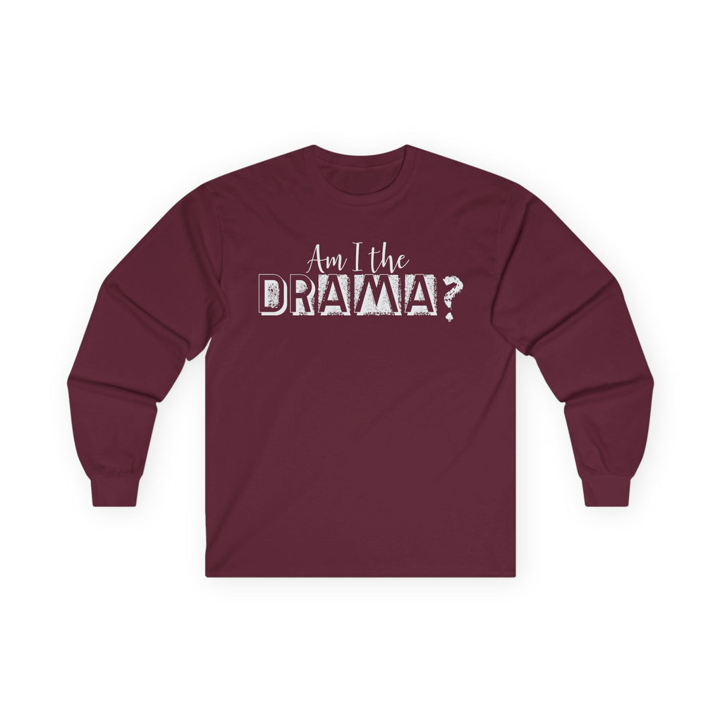 Drama Cotton Long Sleeve Tee