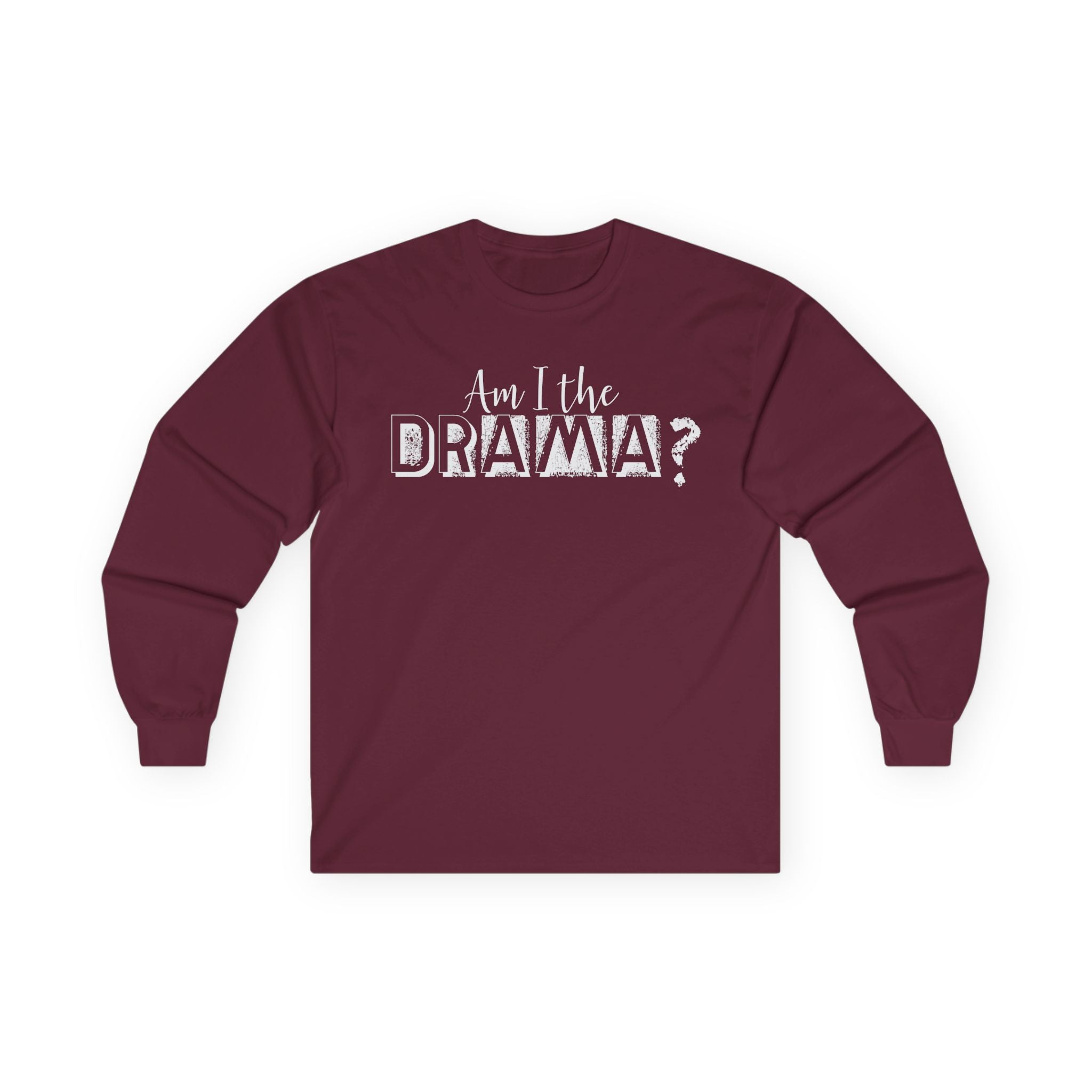 Drama Cotton Long Sleeve Tee