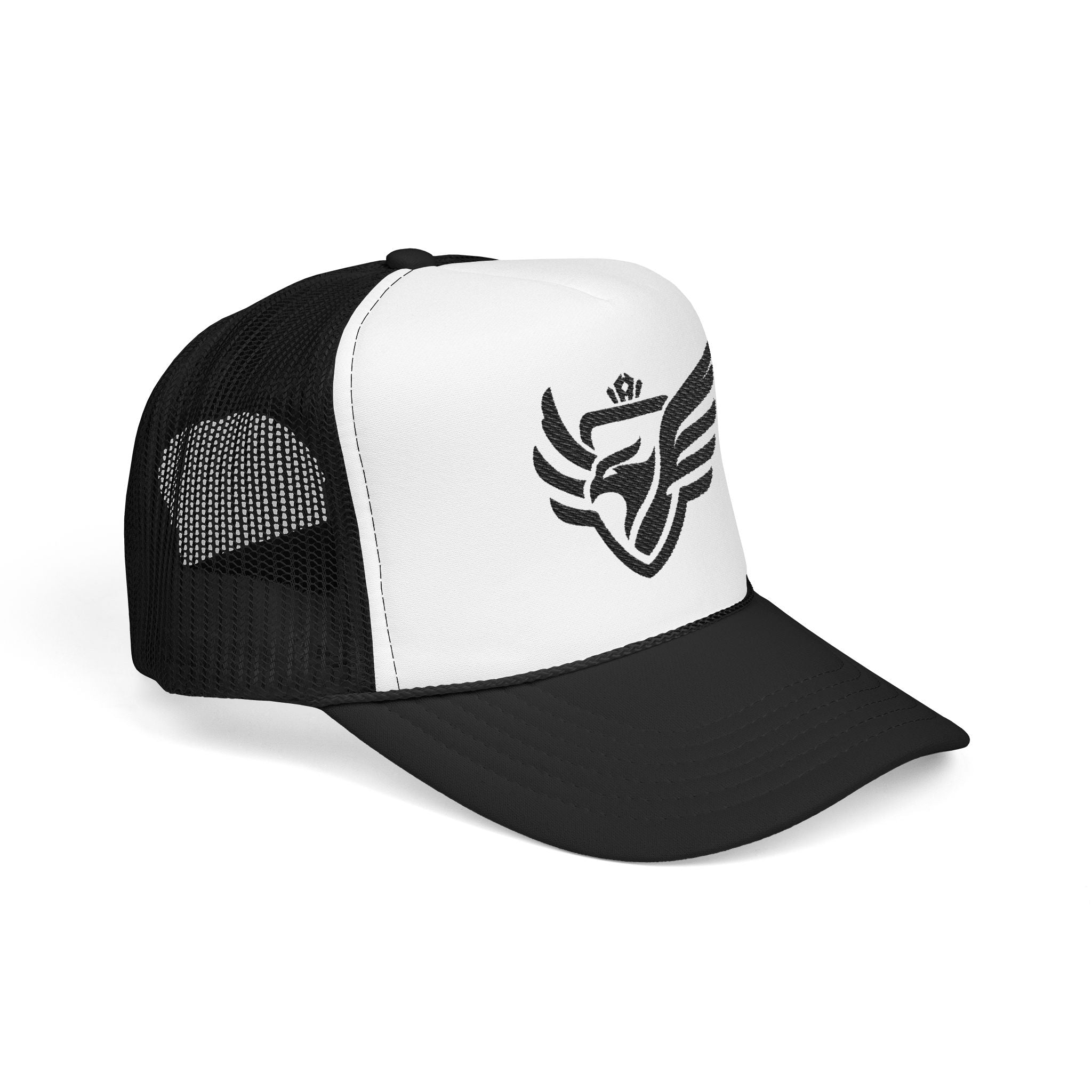 Royal Sparrow Embroidered Foam Trucker Hat