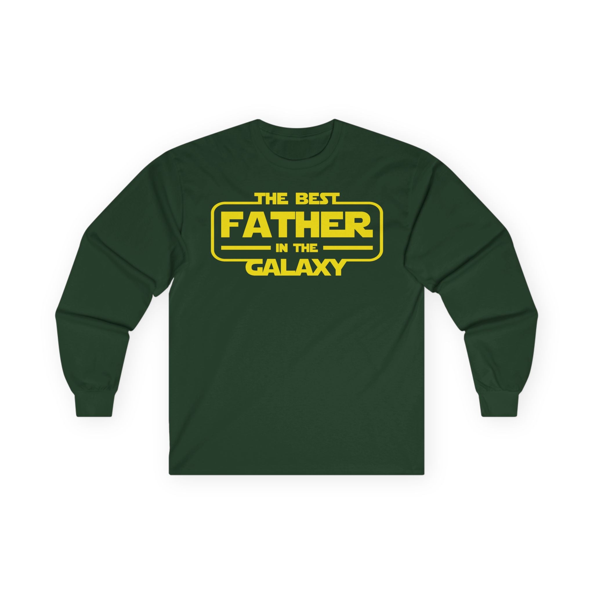 The Best Father In The Galaxy Cotton Long Sleeve Tee