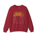 Dad Nutrition Facts Heavy Blend™ Crewneck Sweatshirt