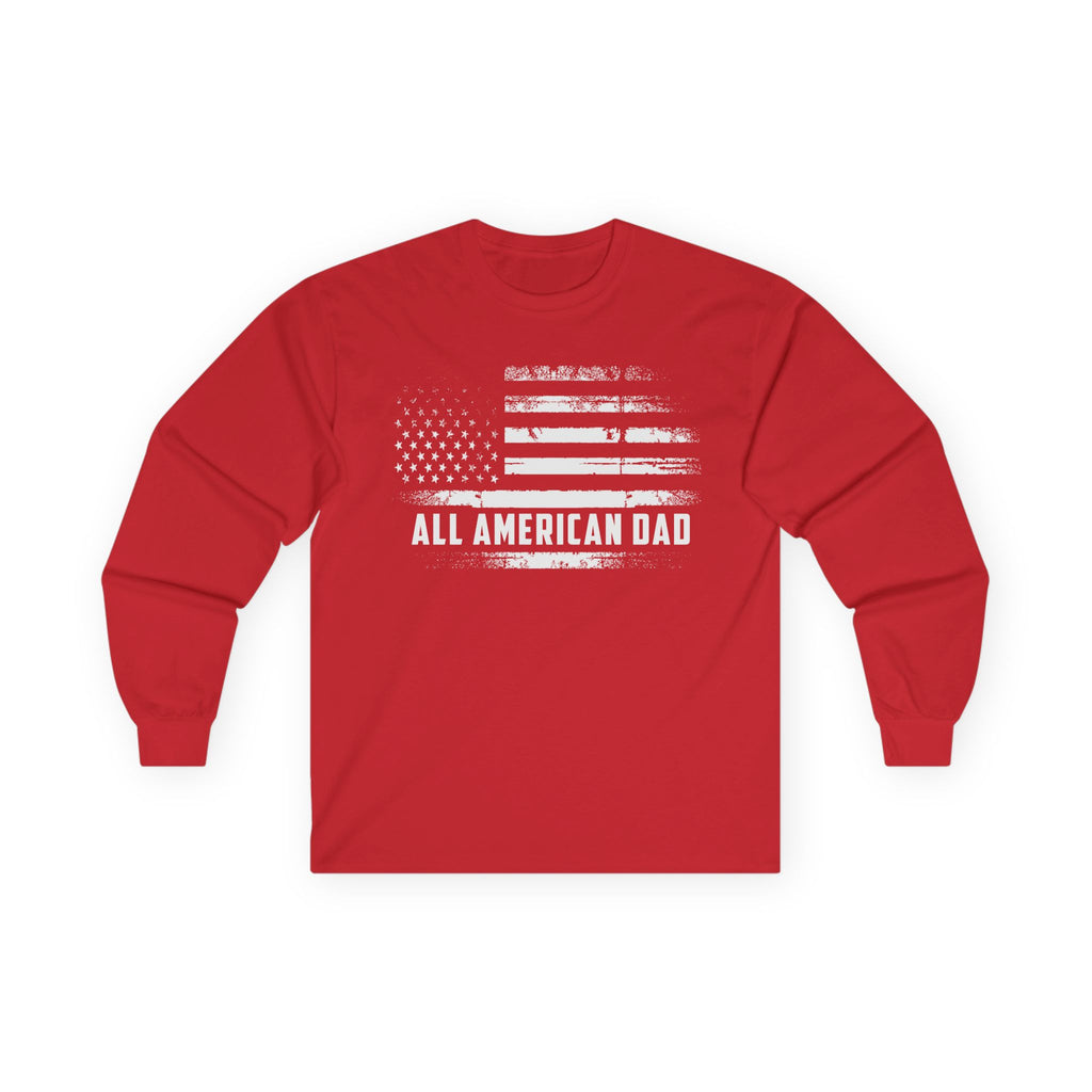All American Dad Cotton Long Sleeve Tee