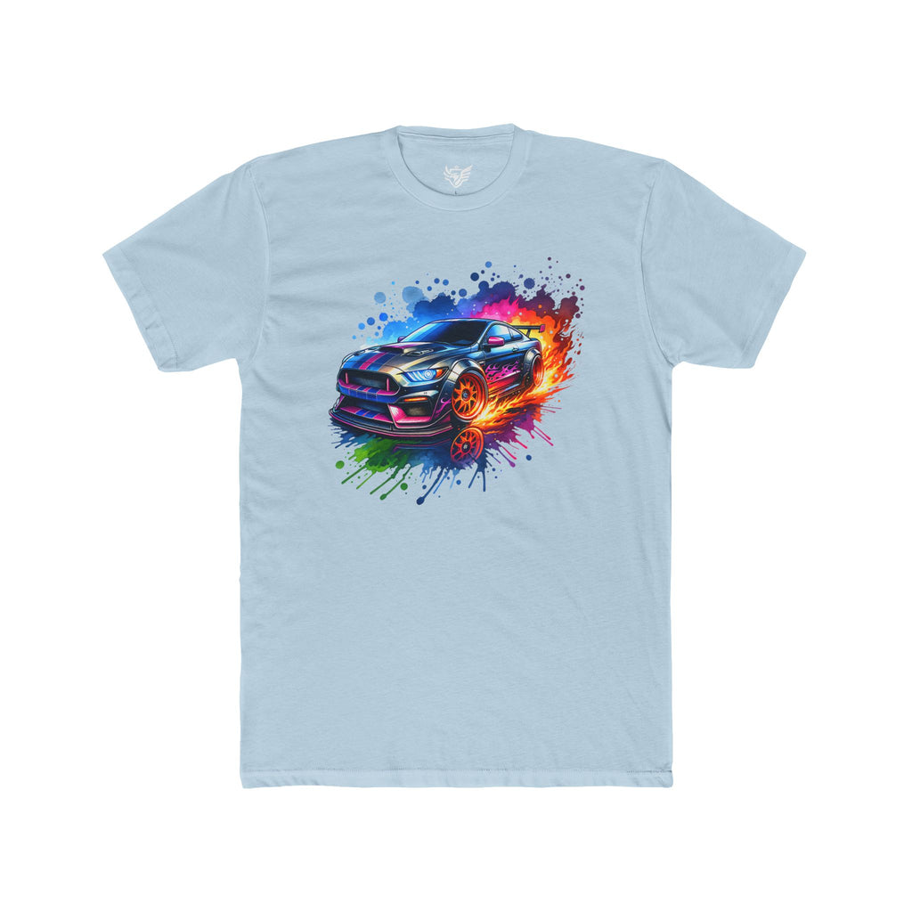 Colorblast Vroom Cotton Crew Tee