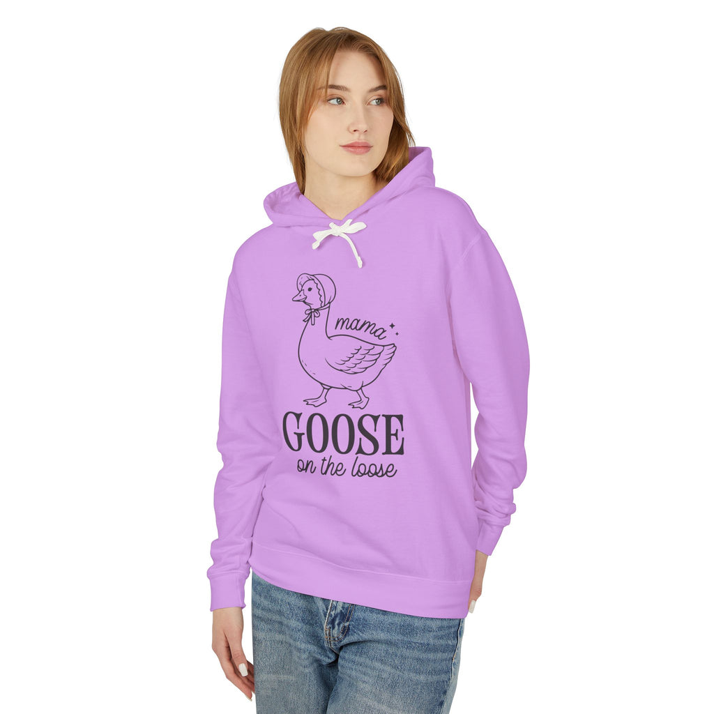 Mama Goose on the Loose Lightweight Hooded Sweatshirt