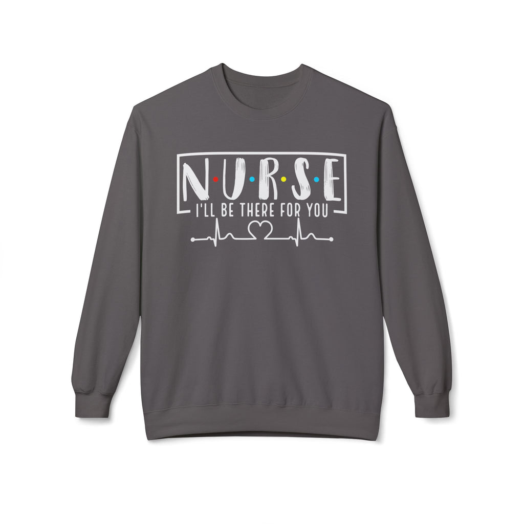 Friend's Theme Nurse Midweight Softstyle Fleece Crewneck Sweatshirt