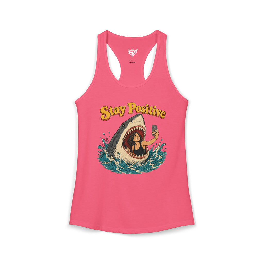 Stay Positive Ideal Racerback Tank
