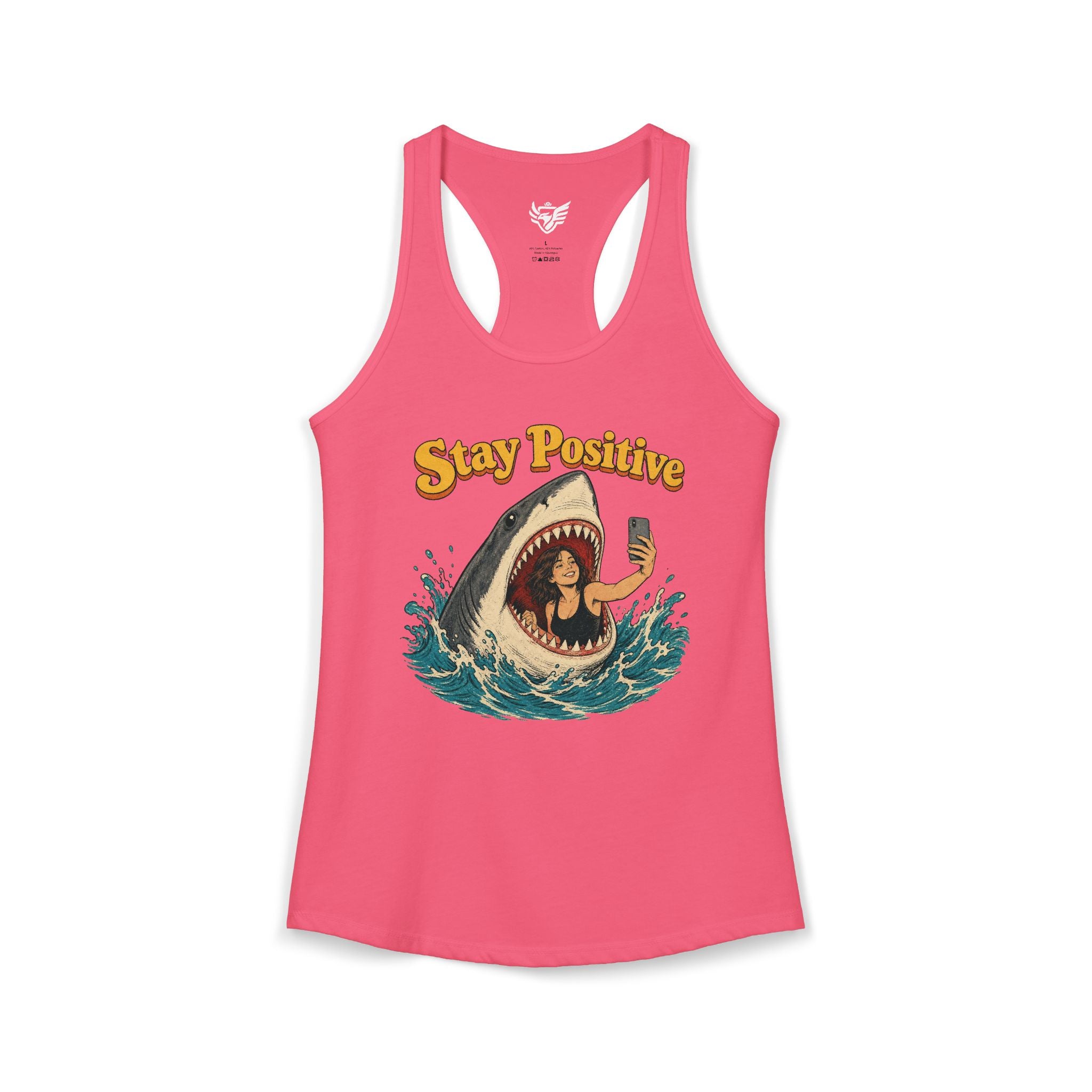 Stay Positive Ideal Racerback Tank