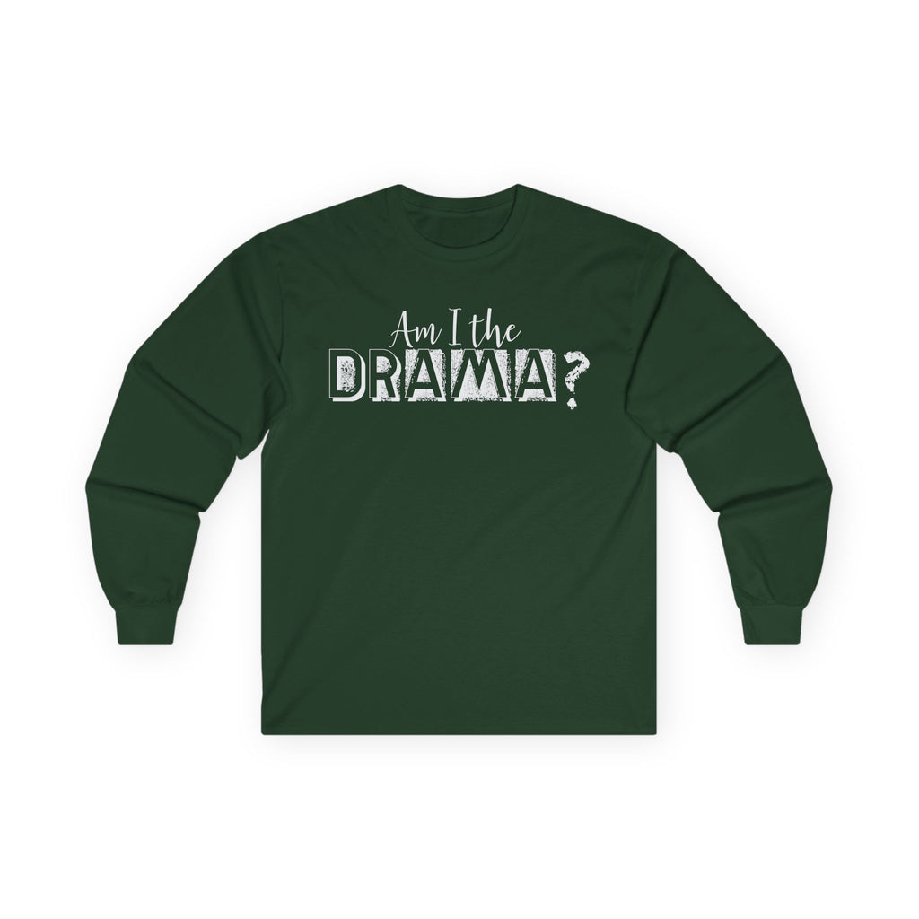 Drama Cotton Long Sleeve Tee
