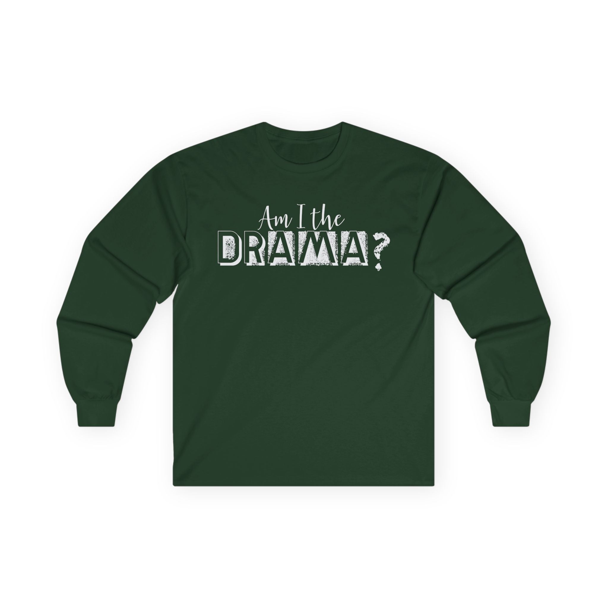 Drama Cotton Long Sleeve Tee