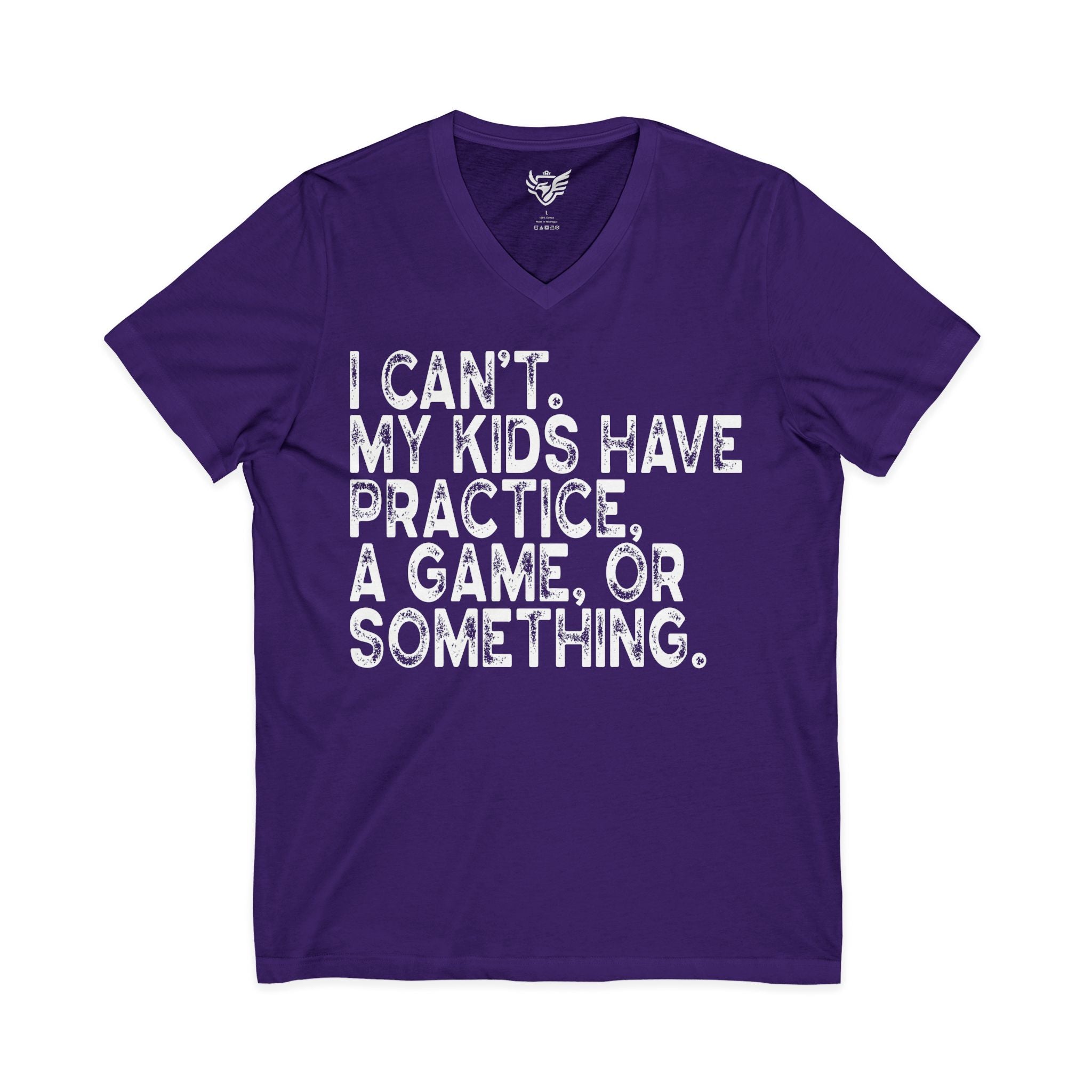 Busy Parents Jersey Short Sleeve V-Neck Tee
