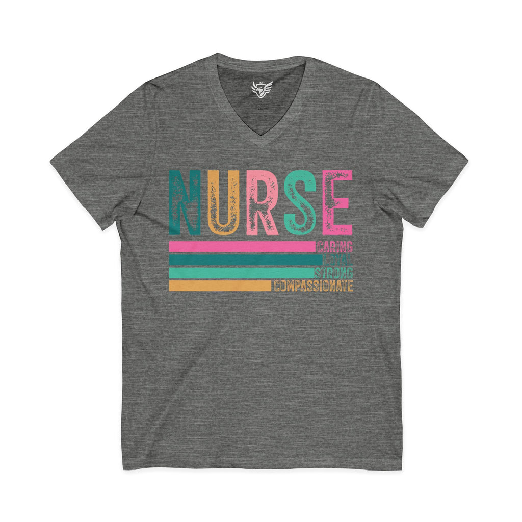 Nurse Jersey Short Sleeve V-Neck Tee