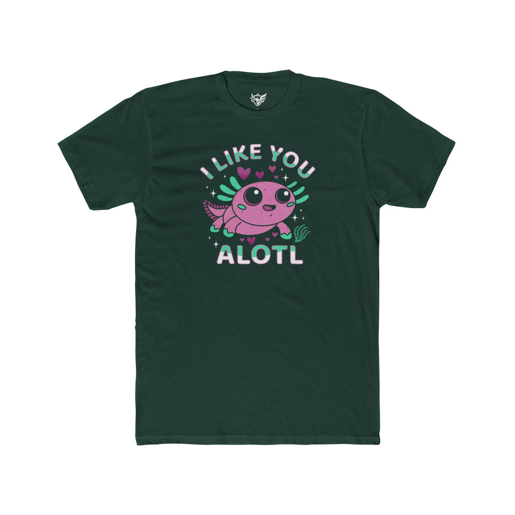 I Like You Alotl Cotton Crew Tee