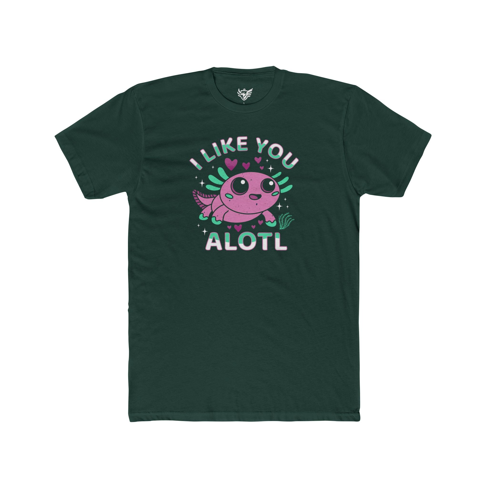 I Like You Alotl Cotton Crew Tee