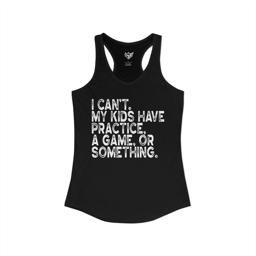 Busy Parents Ideal Racerback Tank