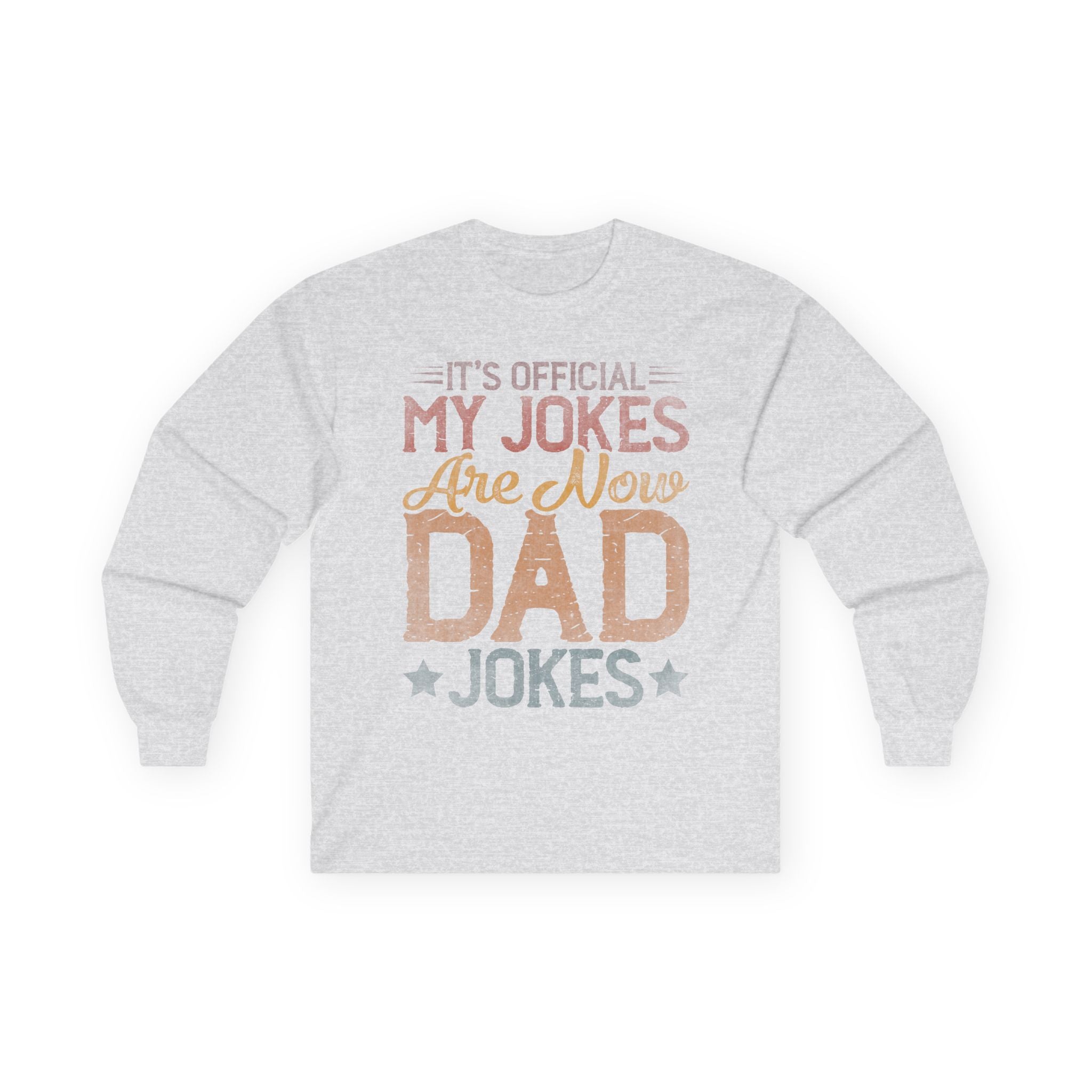 Dad Jokes Cotton Long Sleeve Tee