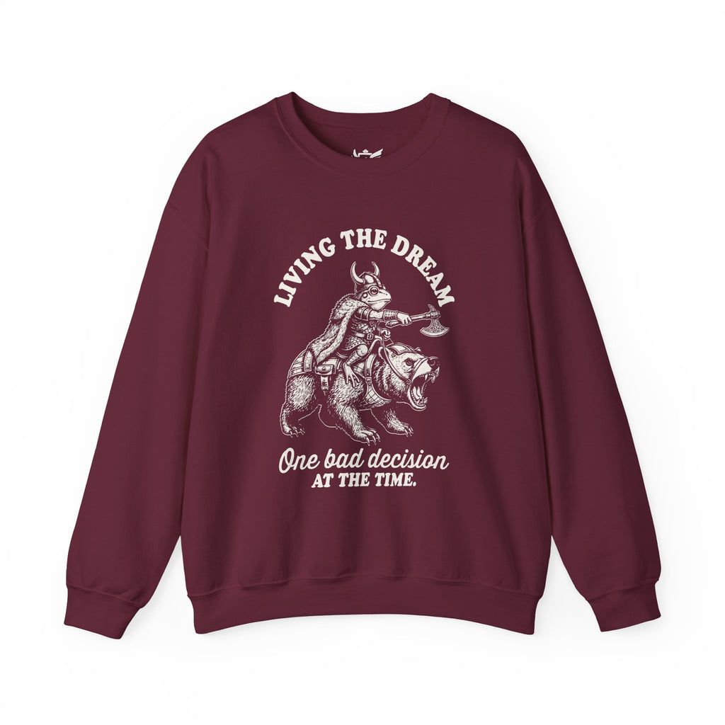 Living The Dream Heavy Blend™ Crewneck Sweatshirt